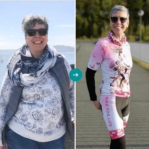Catrin: Vorher-Nachher-Vergleich, 40 Kilogramm abgenommen