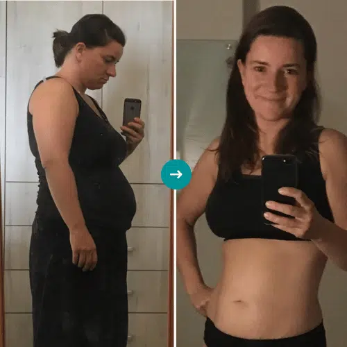 Linda: Vorher-Nachher-Vergleich, 20 Kilogramm abgenommen