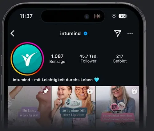Der Instagram-Account von intumind